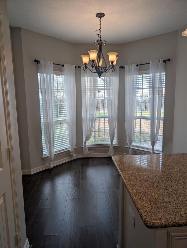 Chandelier, Interior, Wood Texture Flooring