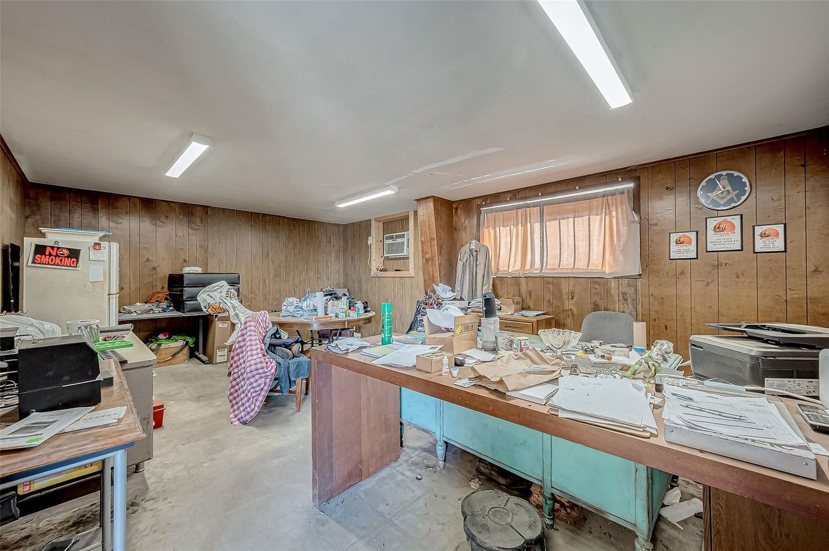 Home Office, Interior, Wooden Walls