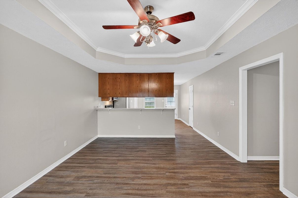Empty room, Interior, Wood Texture Flooring