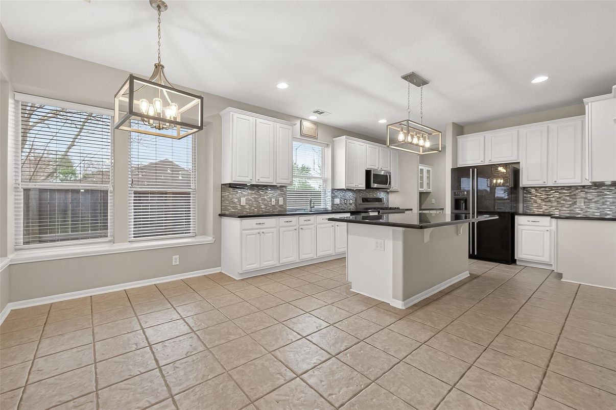 Interior, Kitchen, Pendant Lights, Recessed Lighting