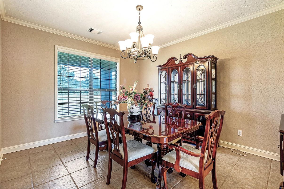 Chandelier, Dining room, Interior