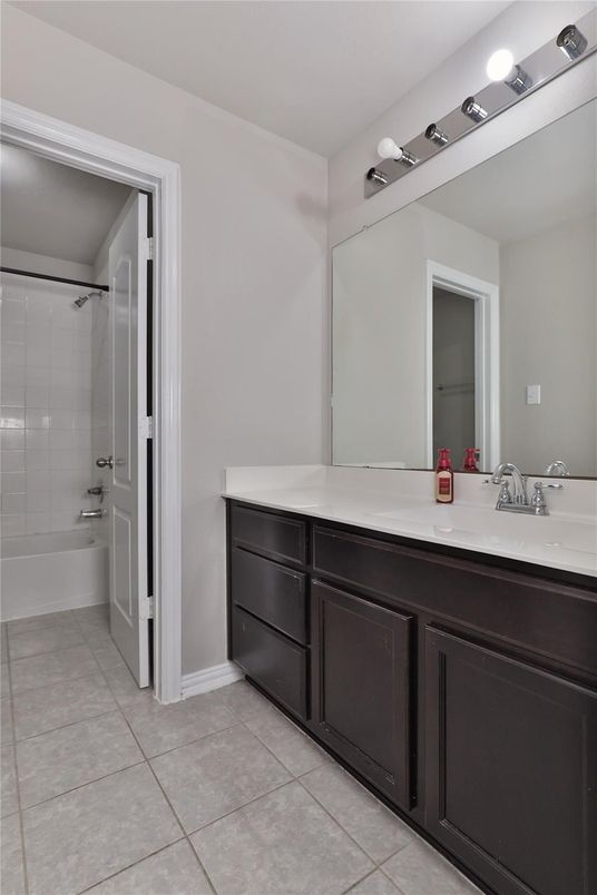 Bathroom, Dual Sink Vanities, Glass Shower, Interior
