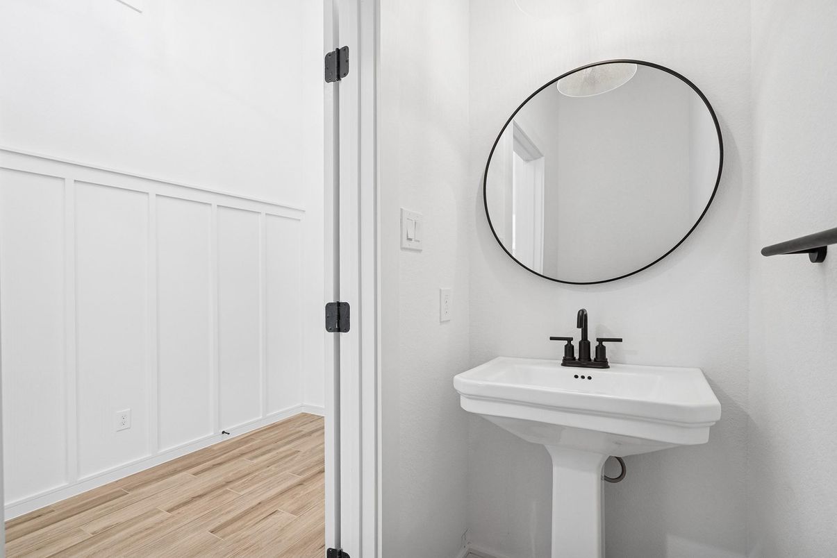 Bathroom, Interior, Wood Texture Flooring