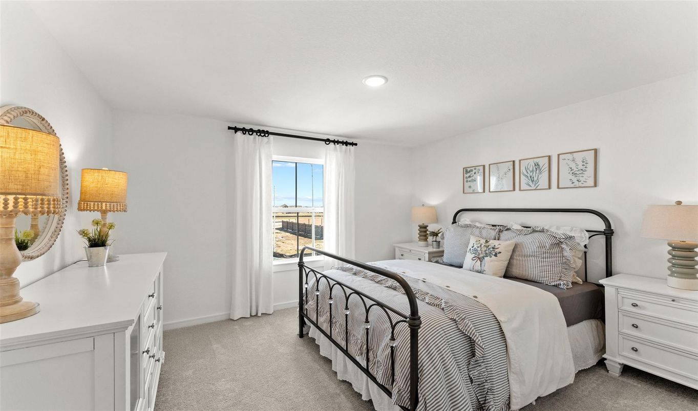 Bedroom, Interior, Recessed Lighting