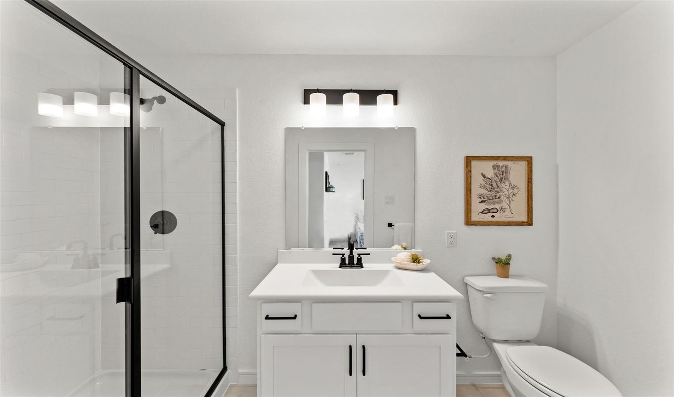 Bathroom, Glass Shower, Interior