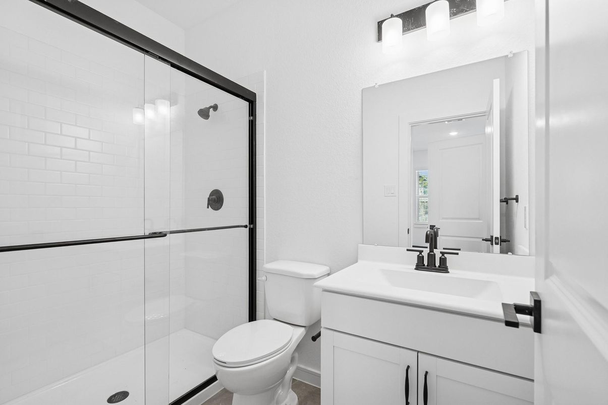 Bathroom, Glass Shower, Interior