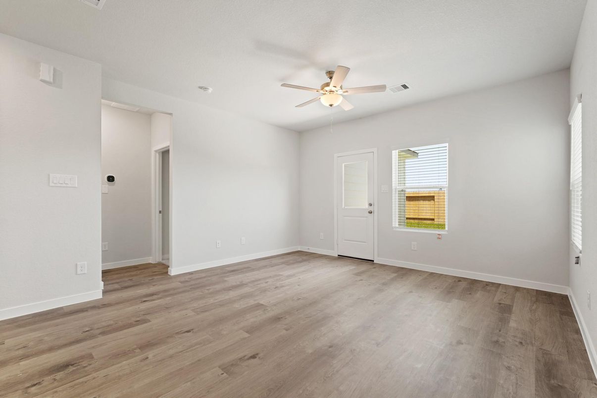 Empty room, Interior, Wood Texture Flooring