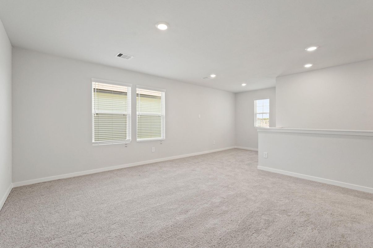 Empty room, Interior, Recessed Lighting