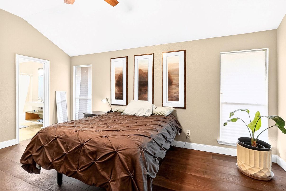 Bedroom, Interior, Wood Texture Flooring