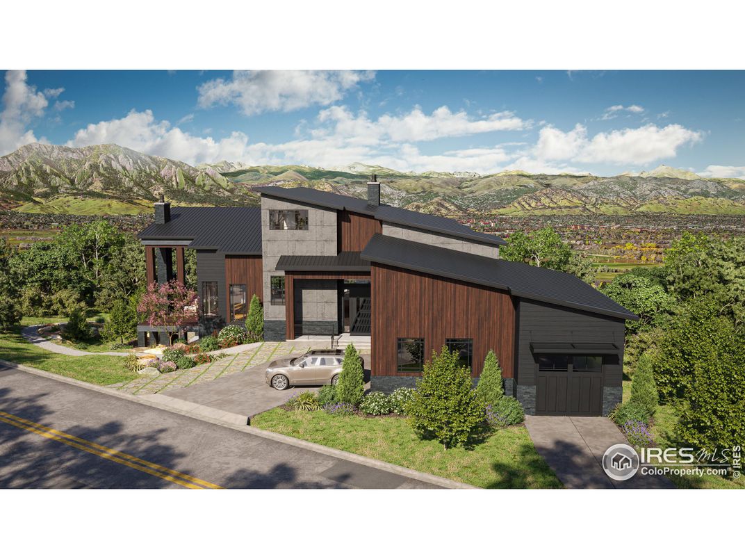 Attached, Exterior, Facade, Modern