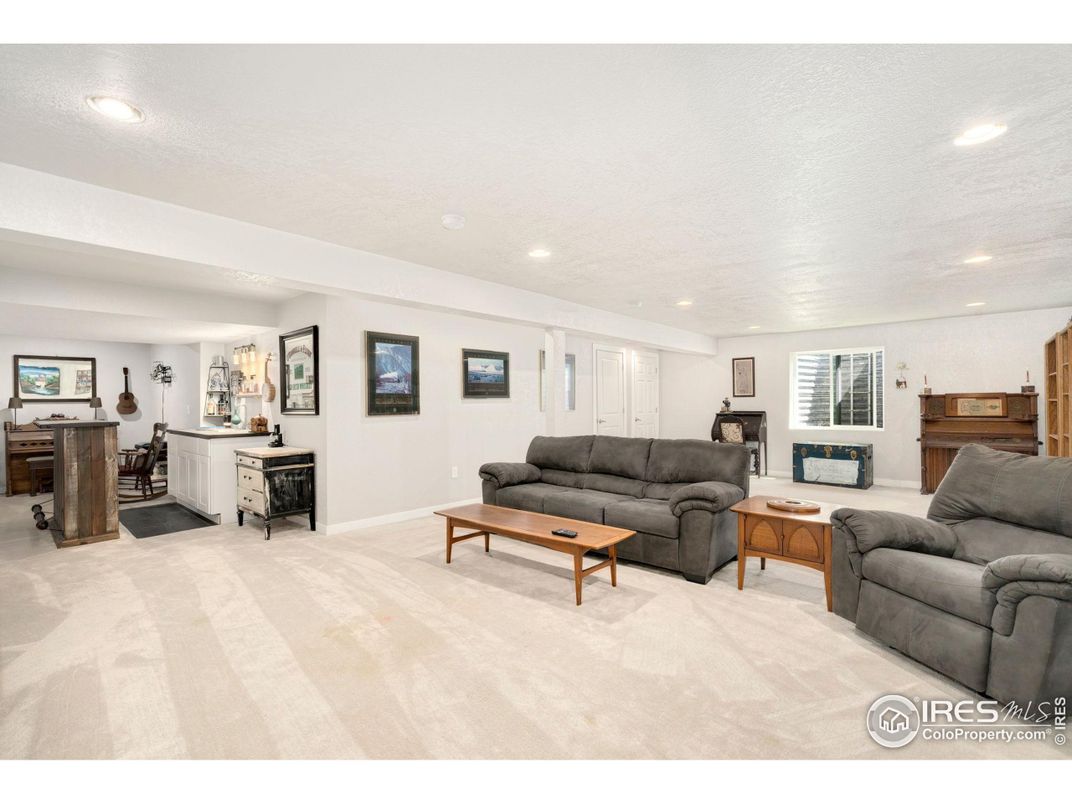 Interior, Living room, Recessed Lighting