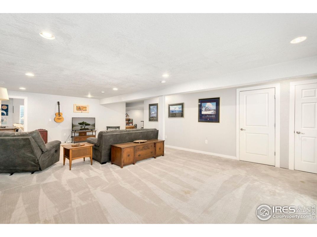 Interior, Living room, Recessed Lighting