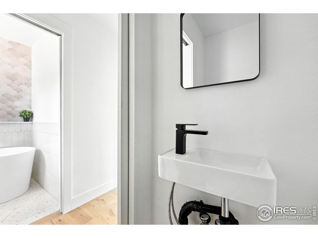 Bathroom, Free Standing Baths, Interior, Wood Texture Flooring
