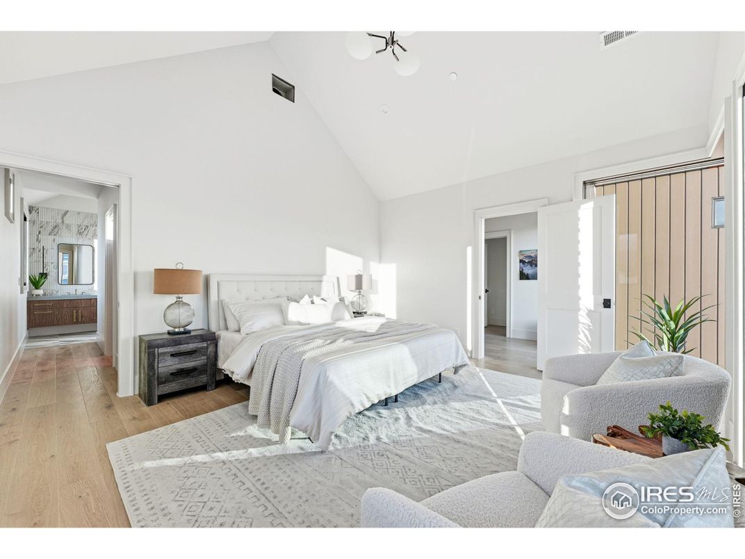 Bedroom, Interior, Wood Texture Flooring