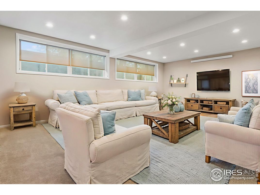 Interior, Living room, Recessed Lighting