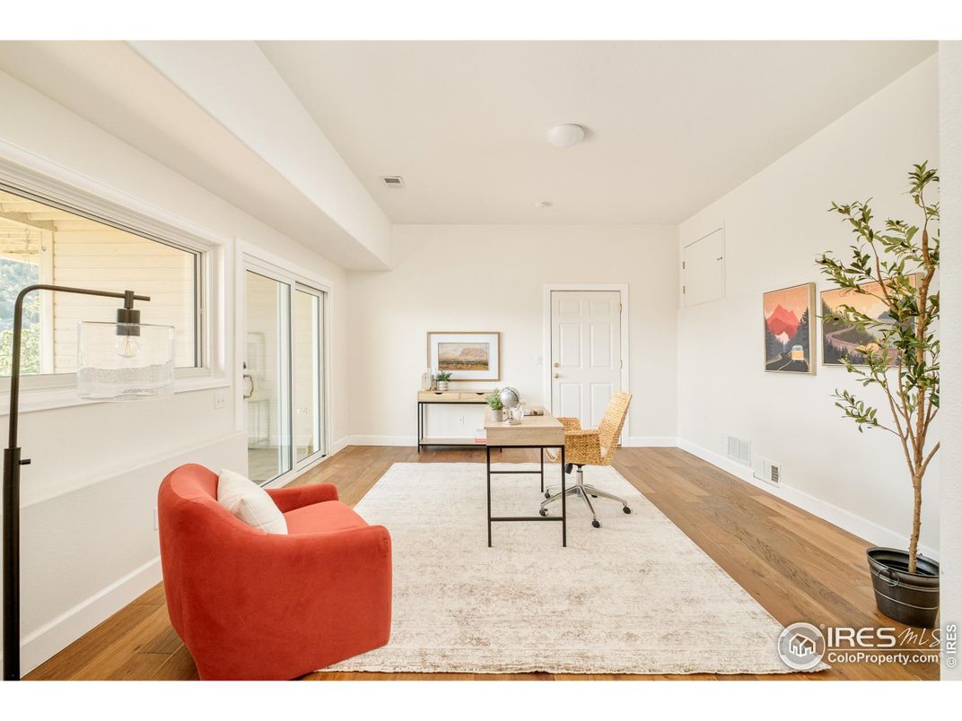 Home Office, Interior, Wood Texture Flooring
