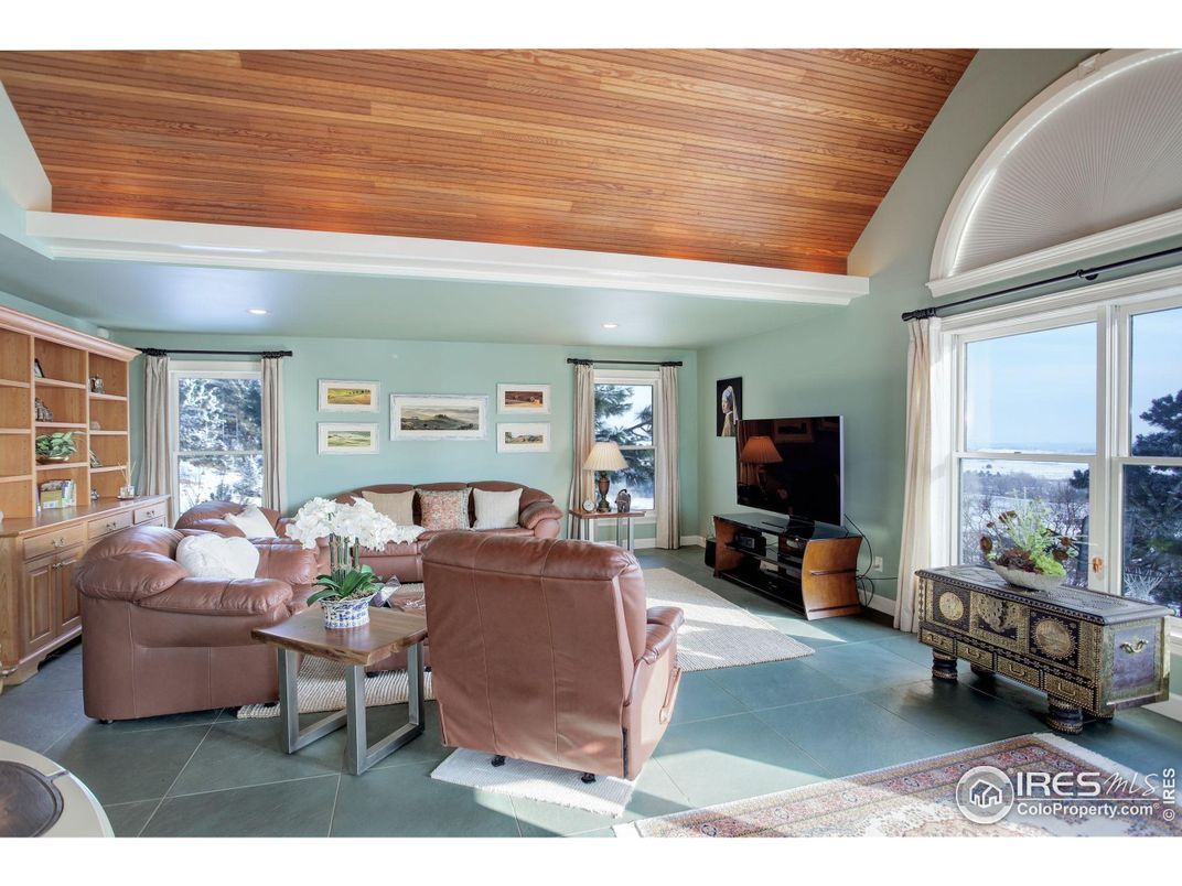 Interior, Living room, Recessed Lighting, Wooden Ceilings