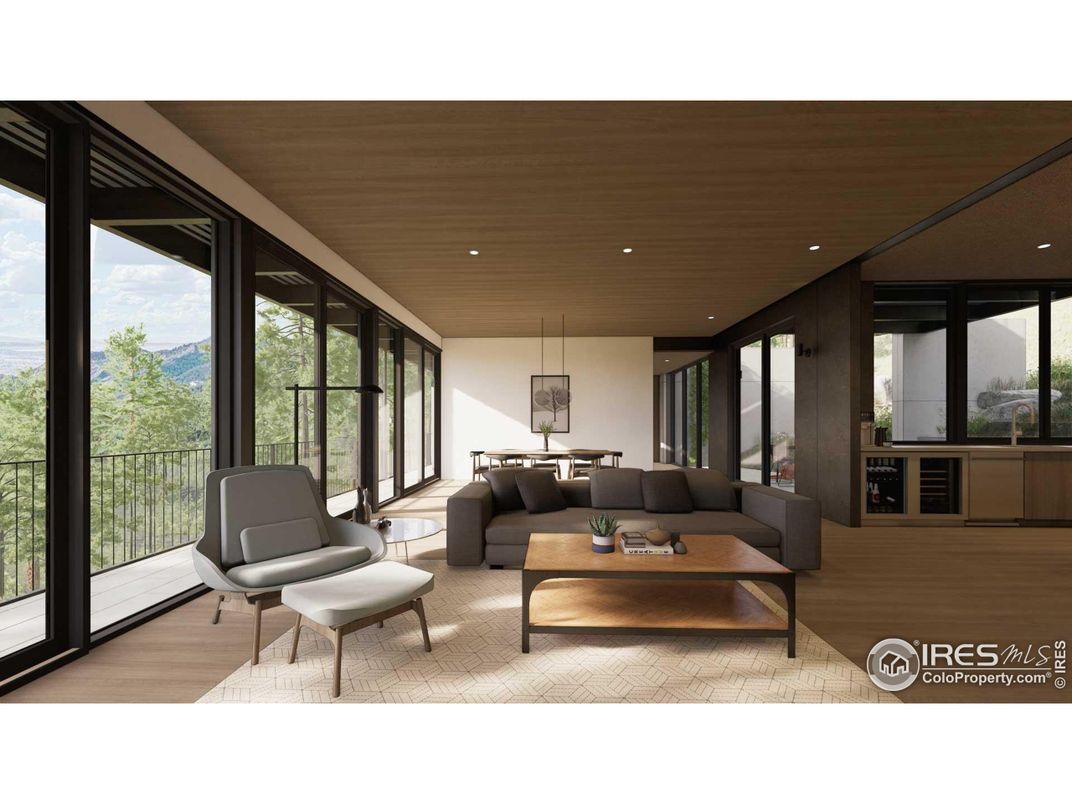 Interior, Living room, Recessed Lighting, Wooden Ceilings, Wood Texture Flooring