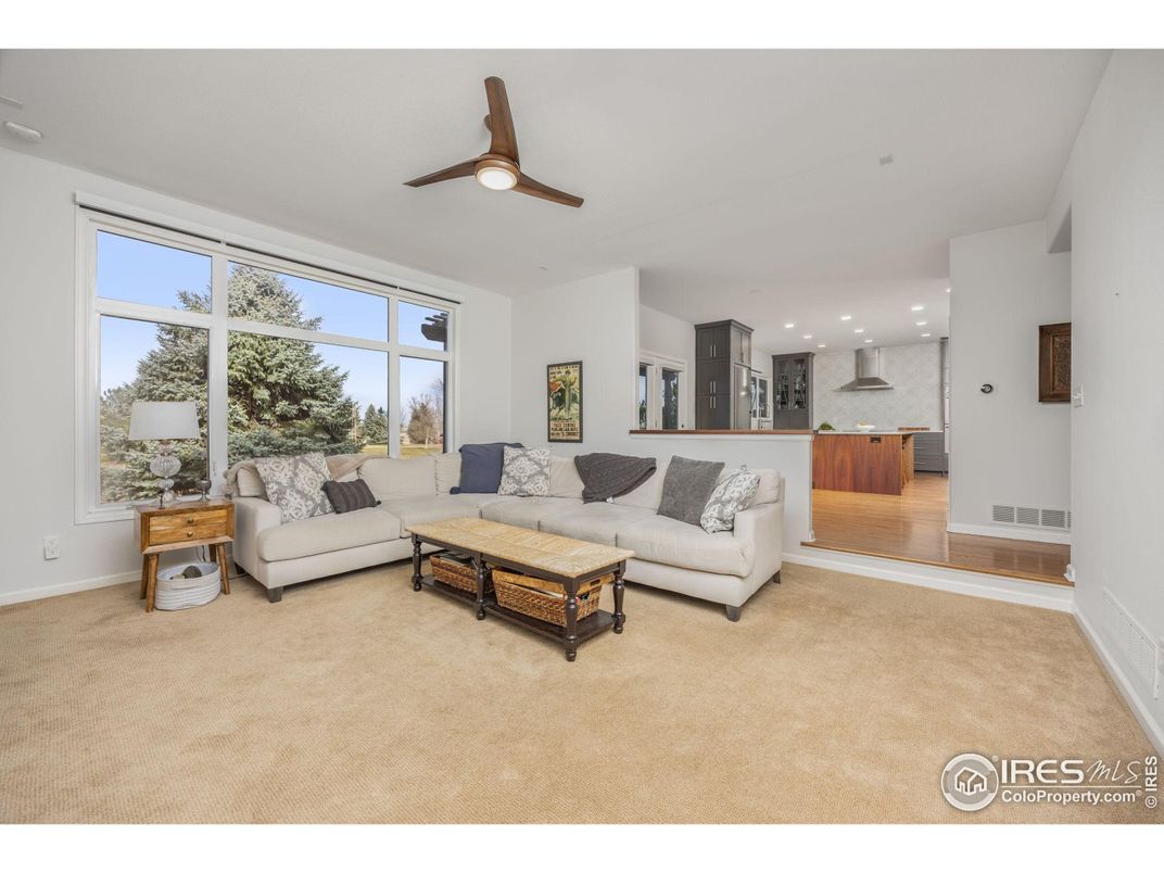 Interior, Kitchen, Living room, Recessed Lighting