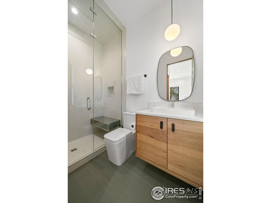 Bathroom, Glass Shower, Interior, Pendant Lights, Recessed Lighting