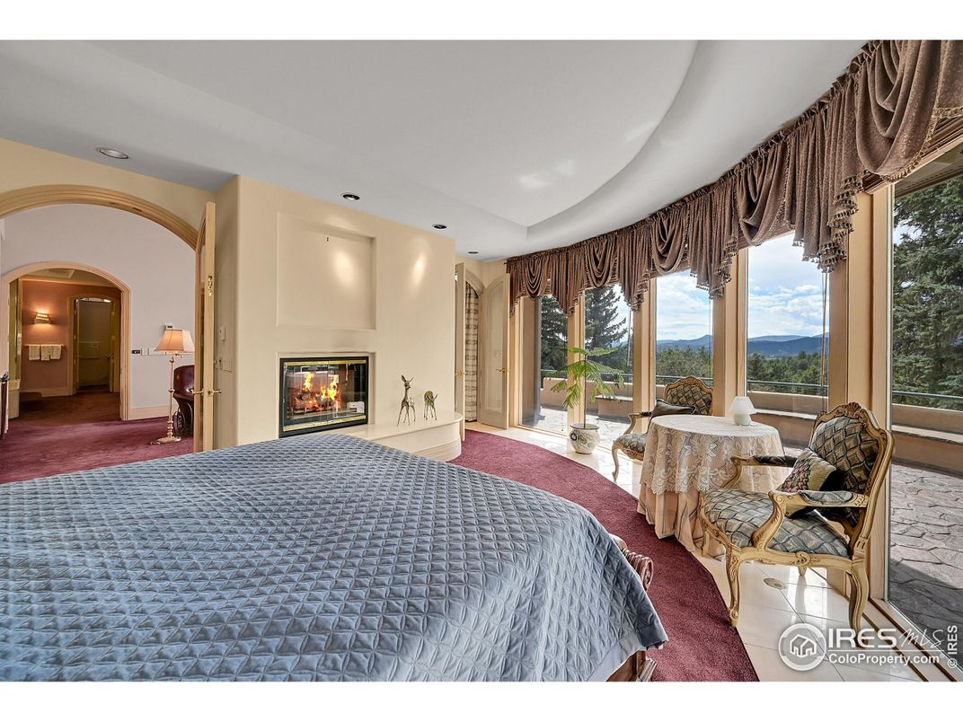 Bedroom, Fireplace, Interior, Recessed Lighting
