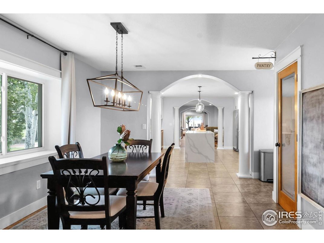 Dining room, Interior, Pendant Lights