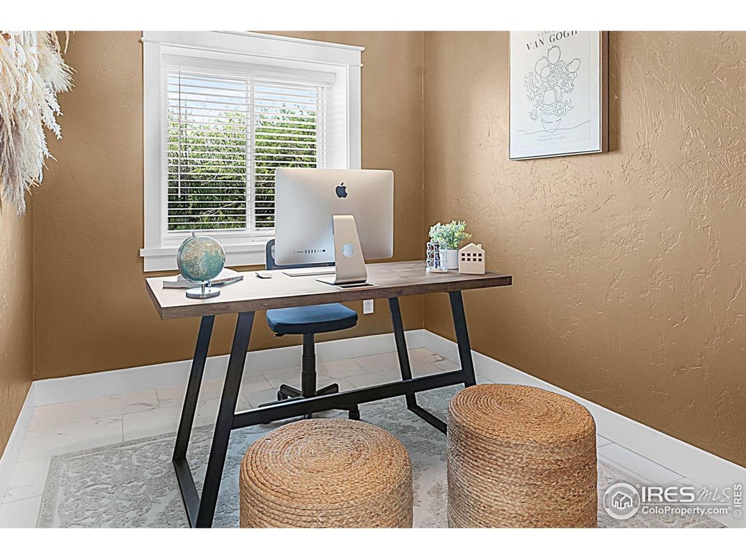 Home Office, Interior, Marble