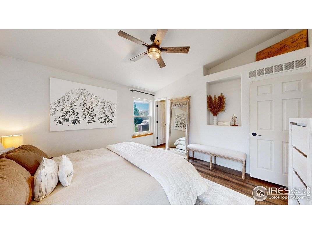 Bedroom, Interior, Wood Texture Flooring