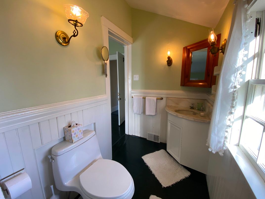Bathroom, Interior, Wood Texture Flooring