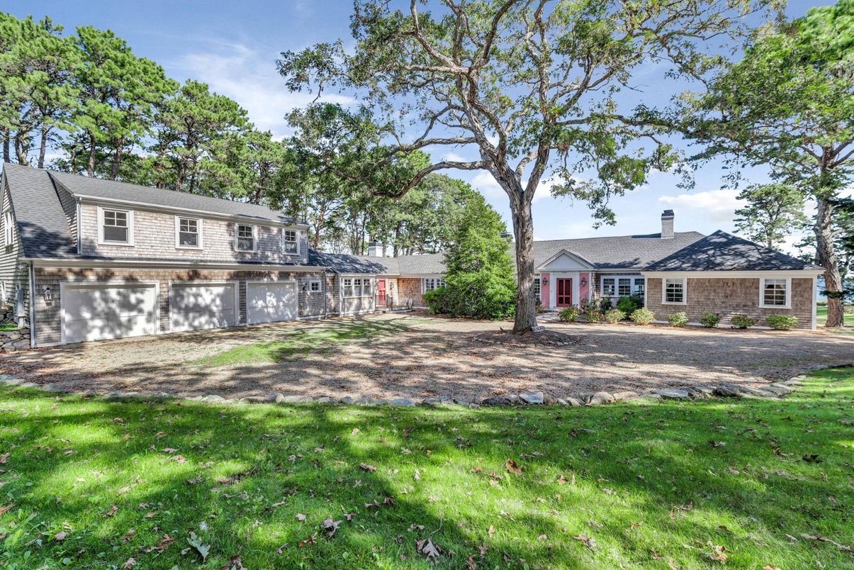 Attached, Backyard, Exterior, Facade, Cape Cod
