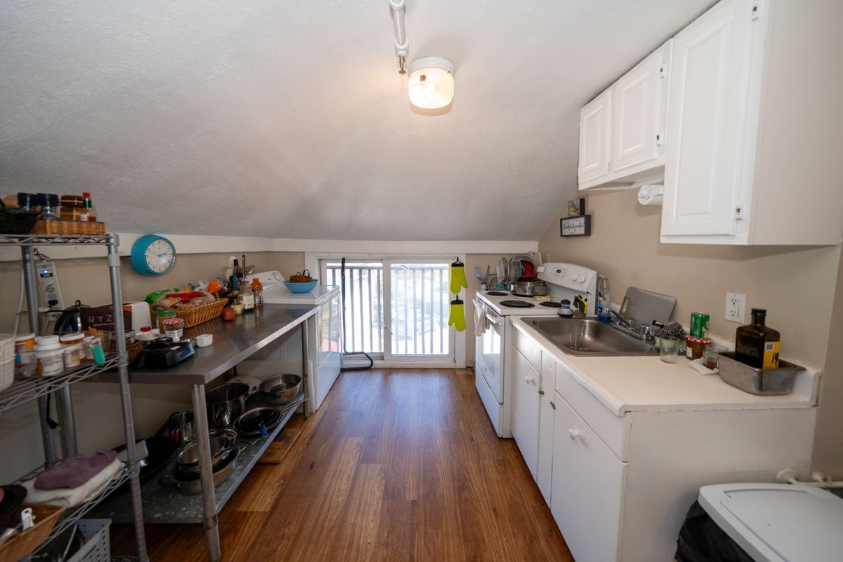 Interior, Kitchen, Wood Texture Flooring