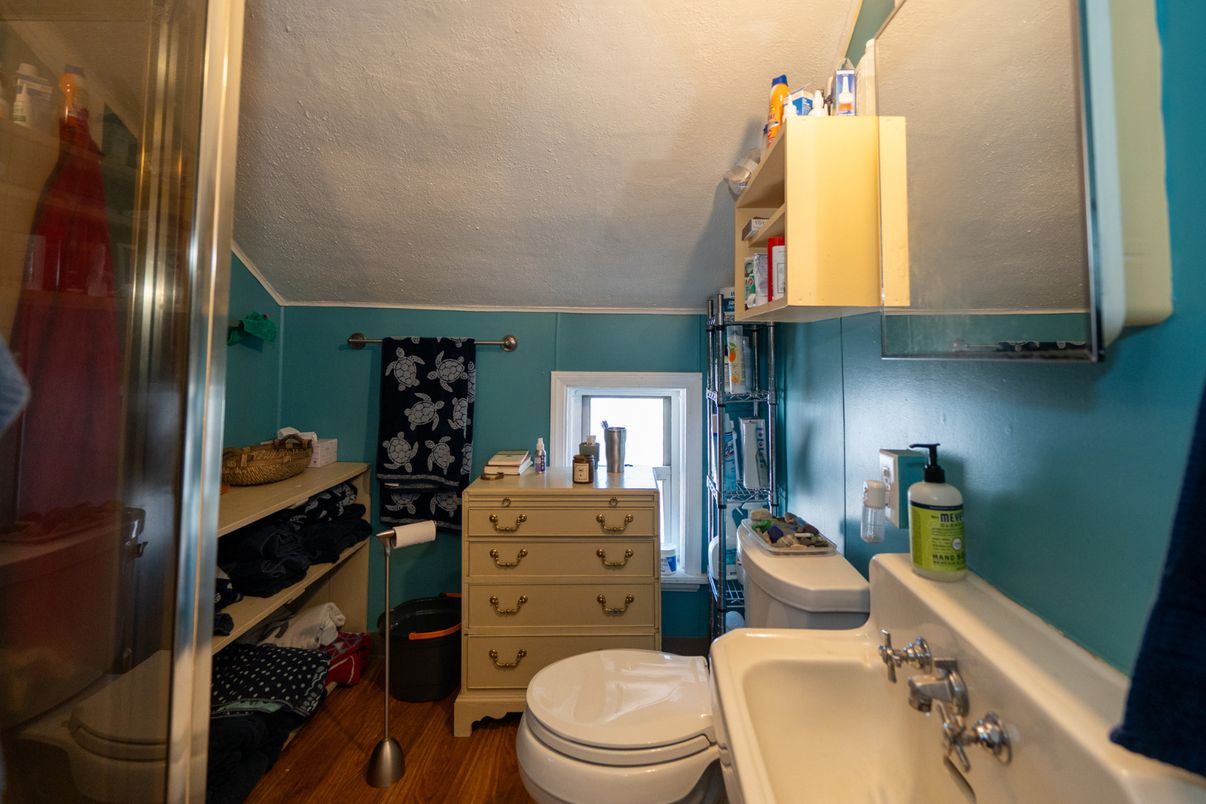 Bathroom, Interior, Wood Texture Flooring