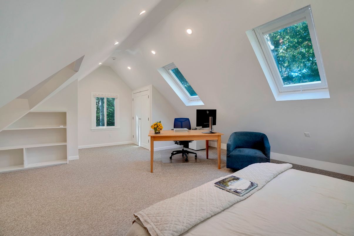 Home Office, Interior, Recessed Lighting