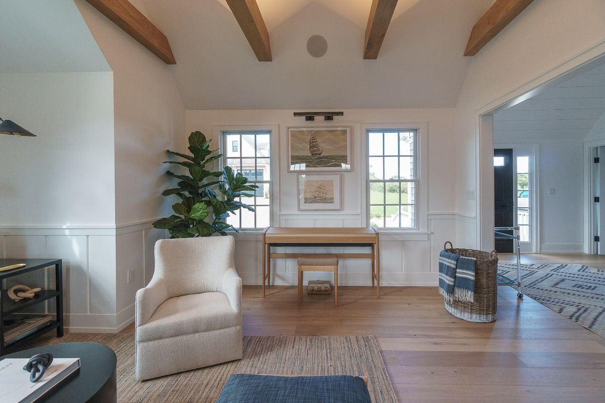 Interior, Wooden Beams, Wood Texture Flooring