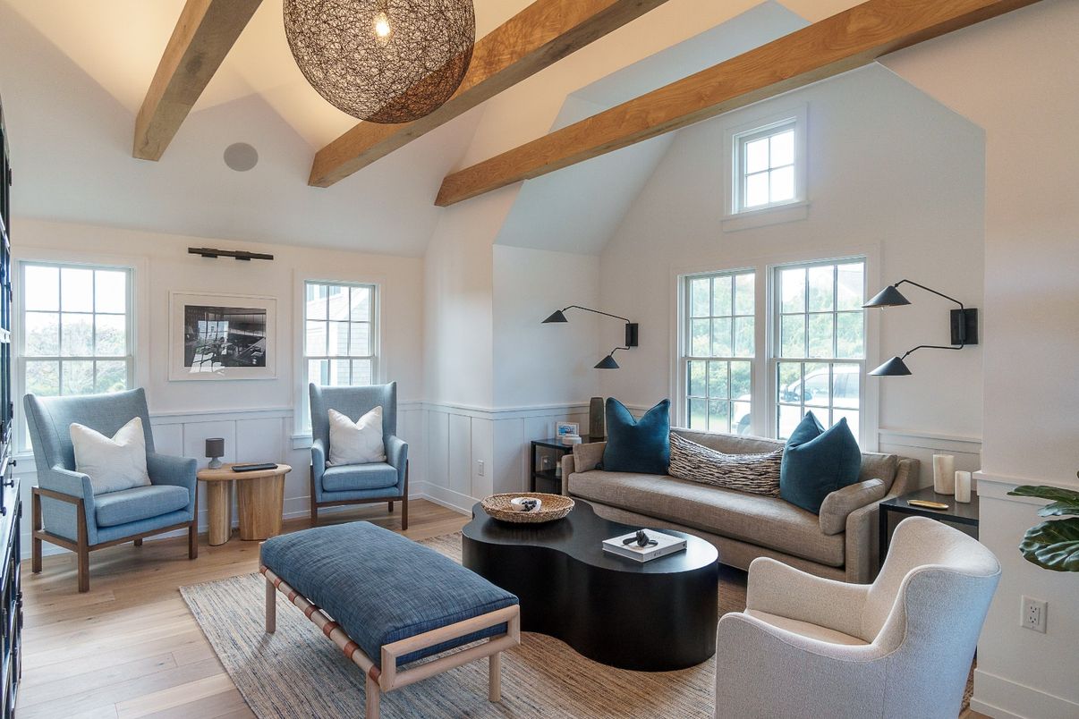 Interior, Living room, Wooden Beams, Wood Texture Flooring