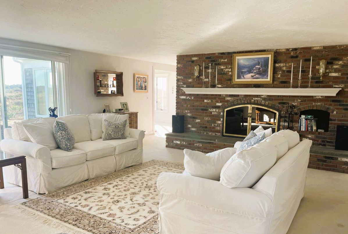 Fireplace, Interior, Living room, Stone Walls