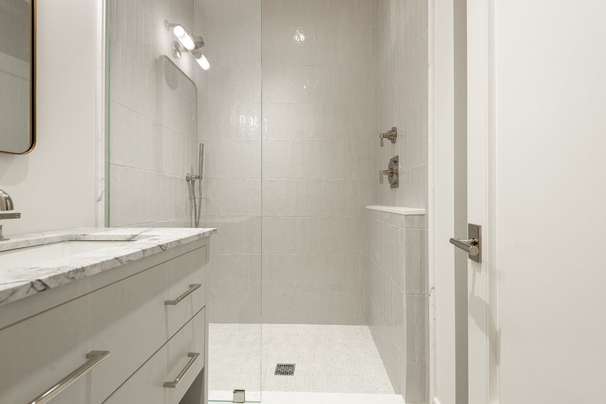 Bathroom, Glass Shower, Interior