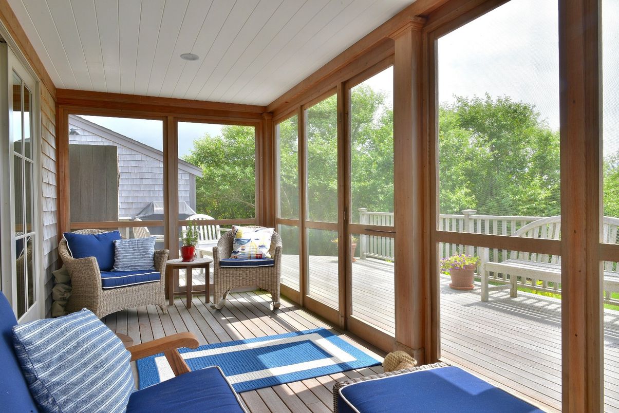 Interior, Sun Room, Wood Texture Flooring