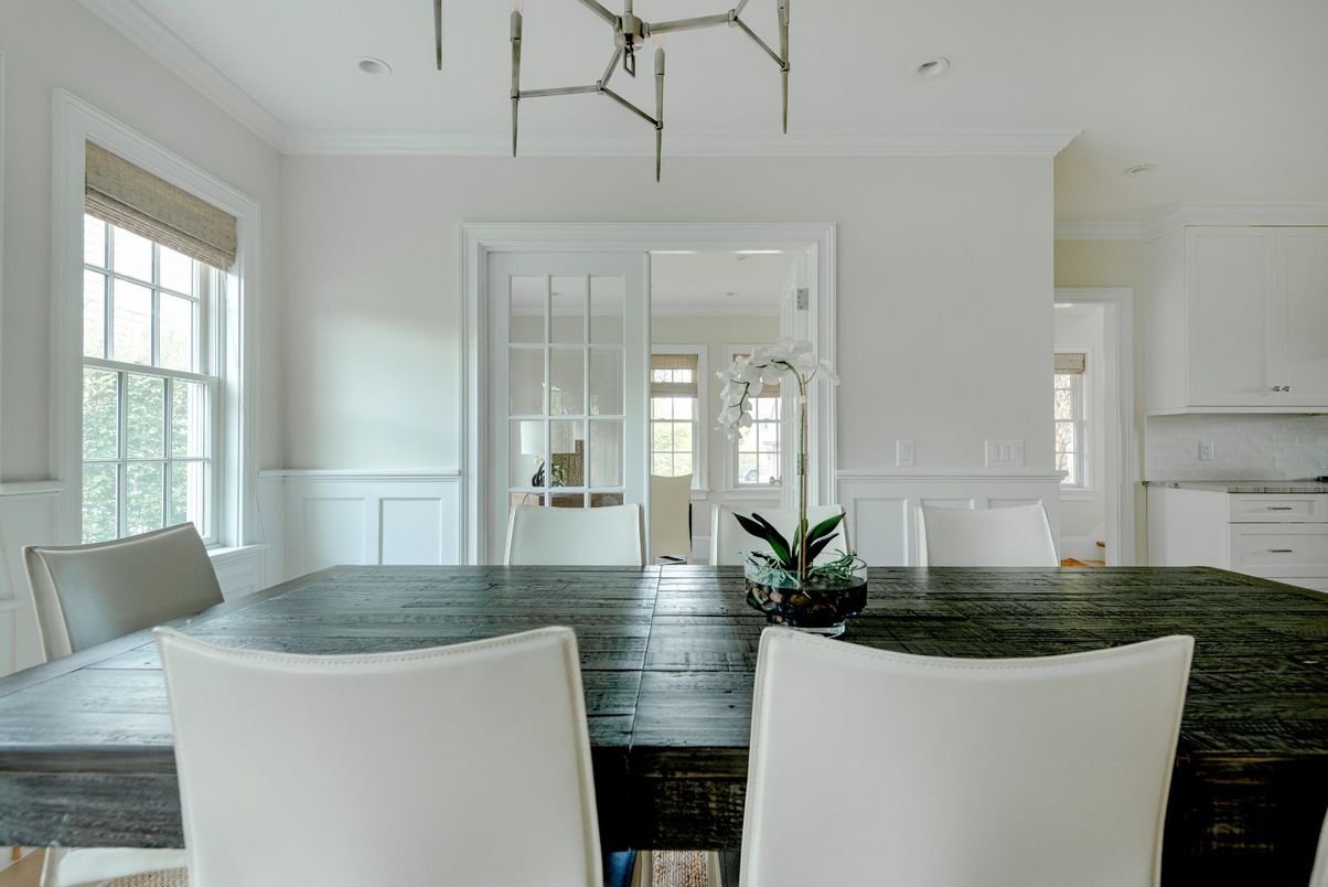 Dining room, Interior, Kitchen, Recessed Lighting