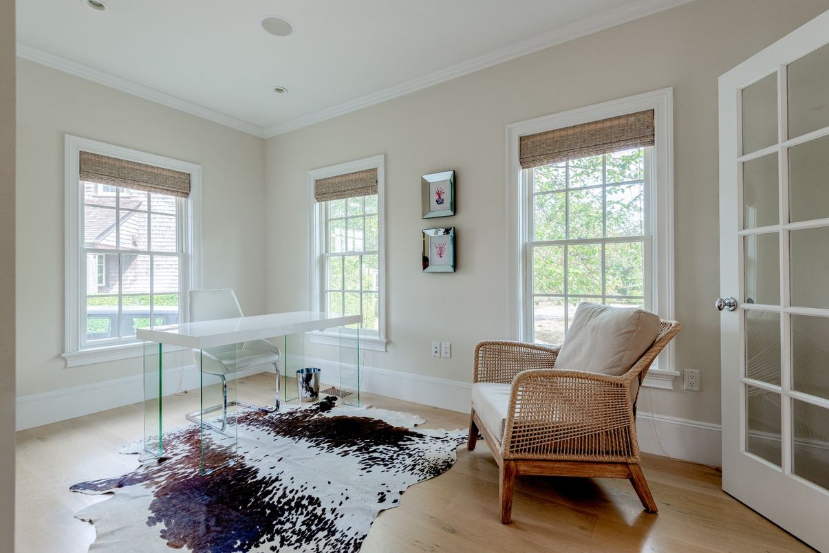 Home Office, Interior, Wood Texture Flooring