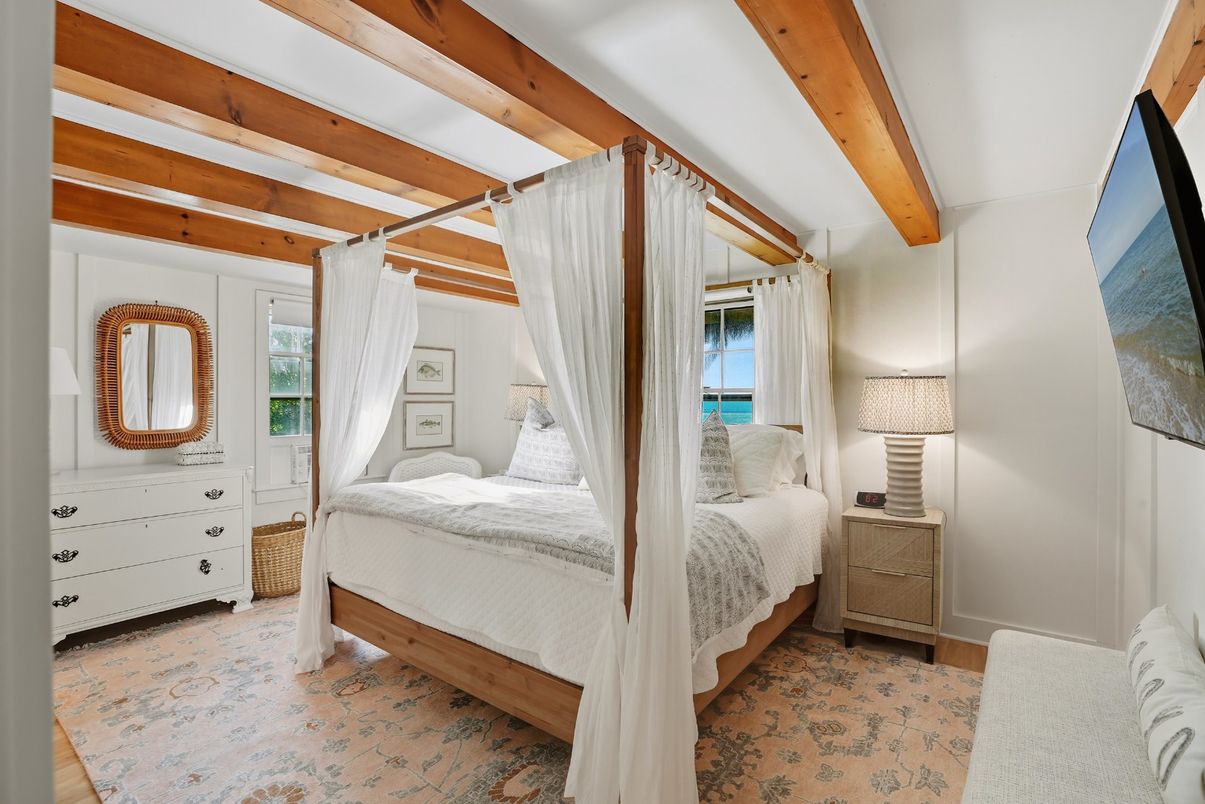 Bedroom, Interior, Wooden Beams