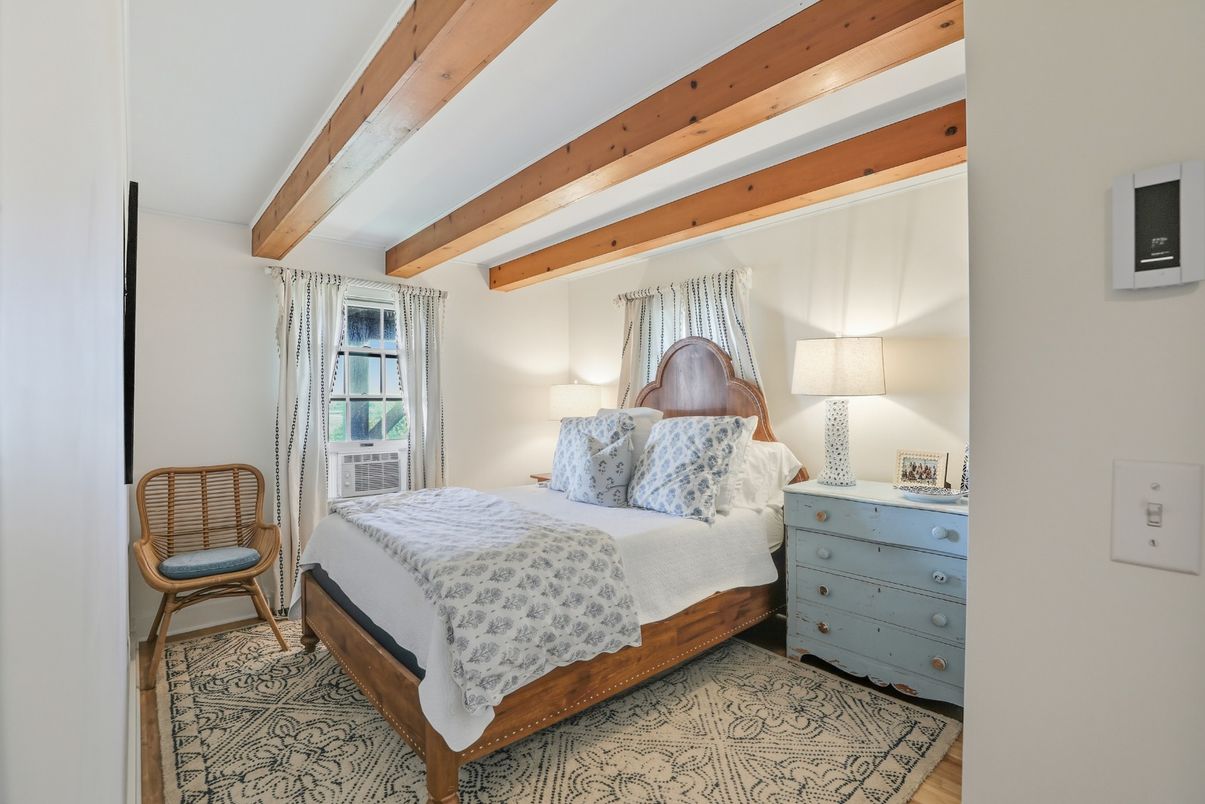 Bedroom, Interior, Wooden Beams, Wood Texture Flooring
