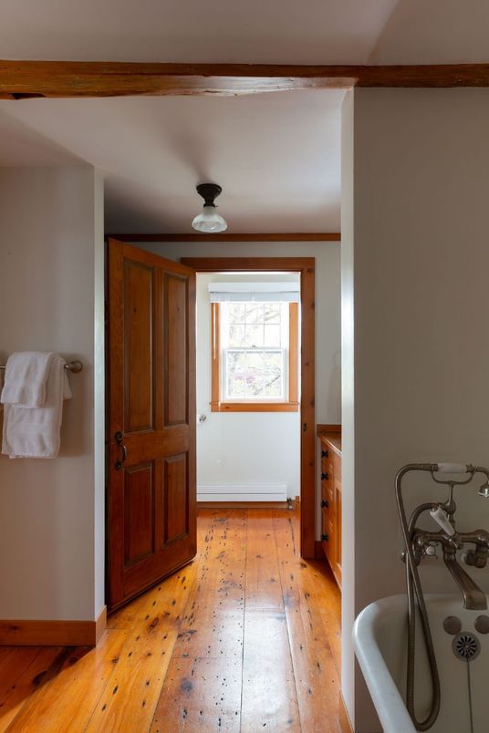 Bathroom, Interior, Wood Texture Flooring