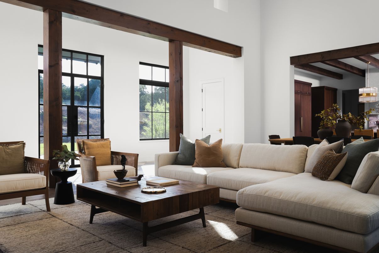 Dining room, Interior, Living room, Wooden Beams