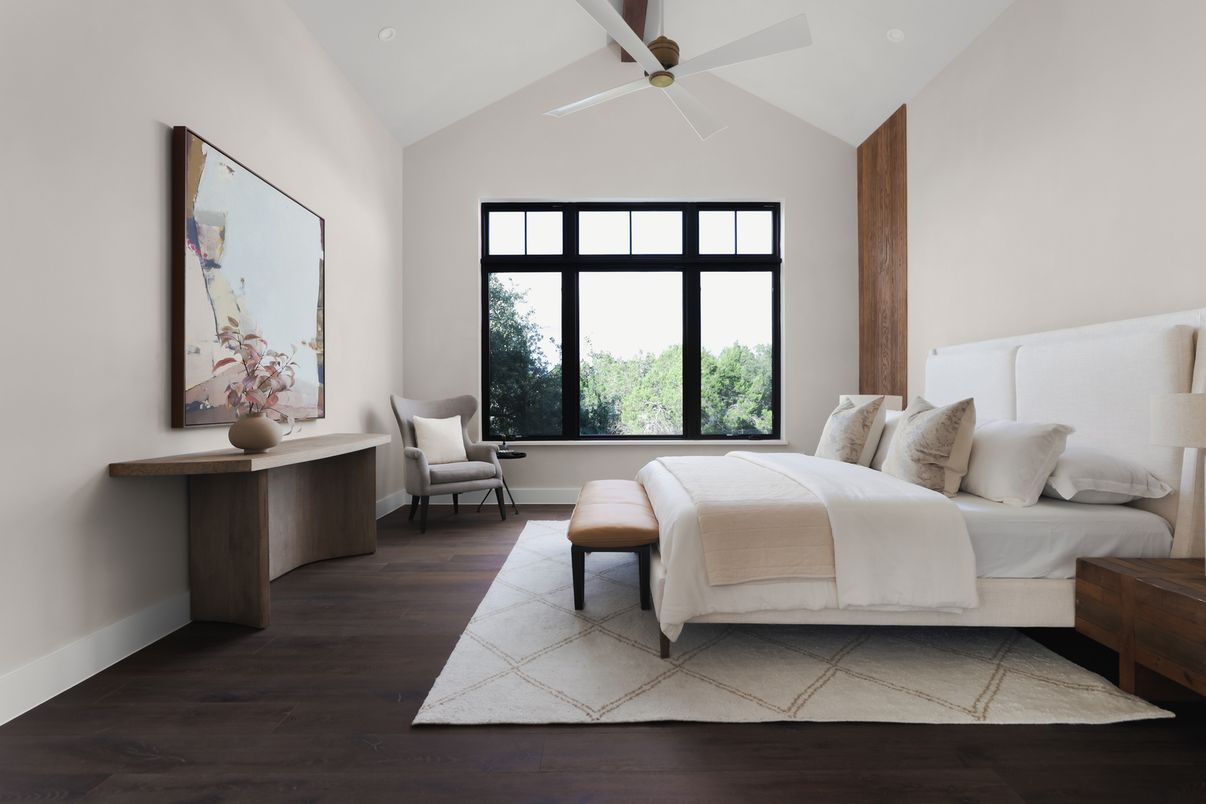 Bedroom, Interior, Wood Texture Flooring