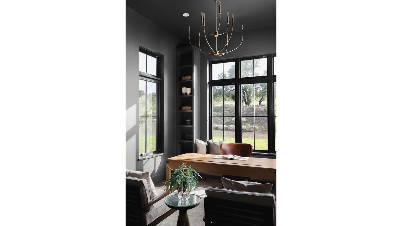 Home Office, Interior, Recessed Lighting