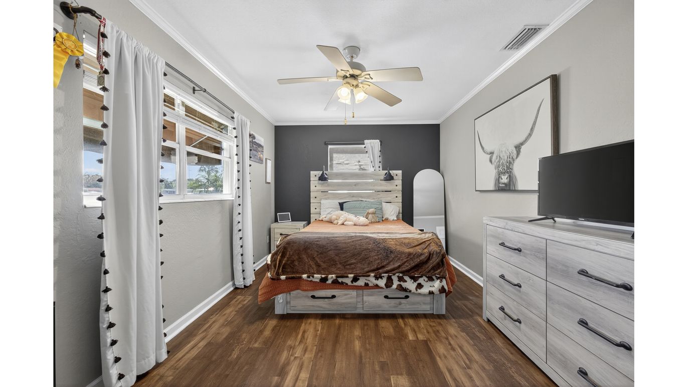 Bedroom, Interior, Wood Texture Flooring