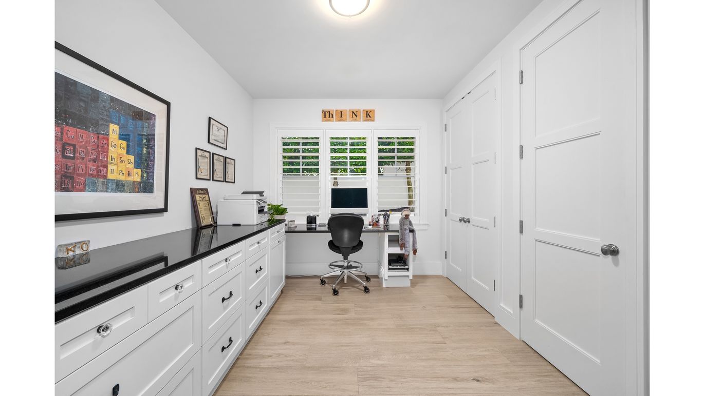 Home Office, Interior, Wood Texture Flooring