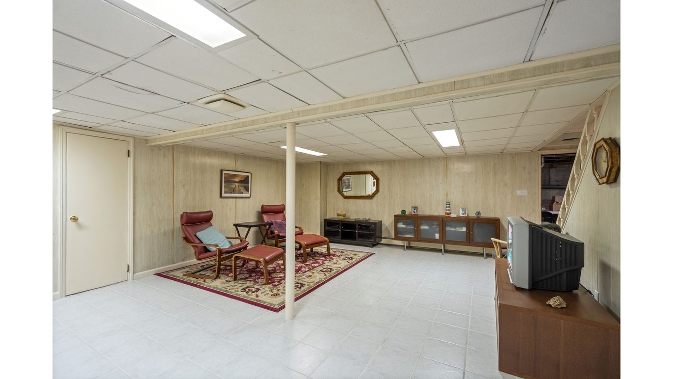Fireplace, Interior, Recessed Lighting, Wooden Walls