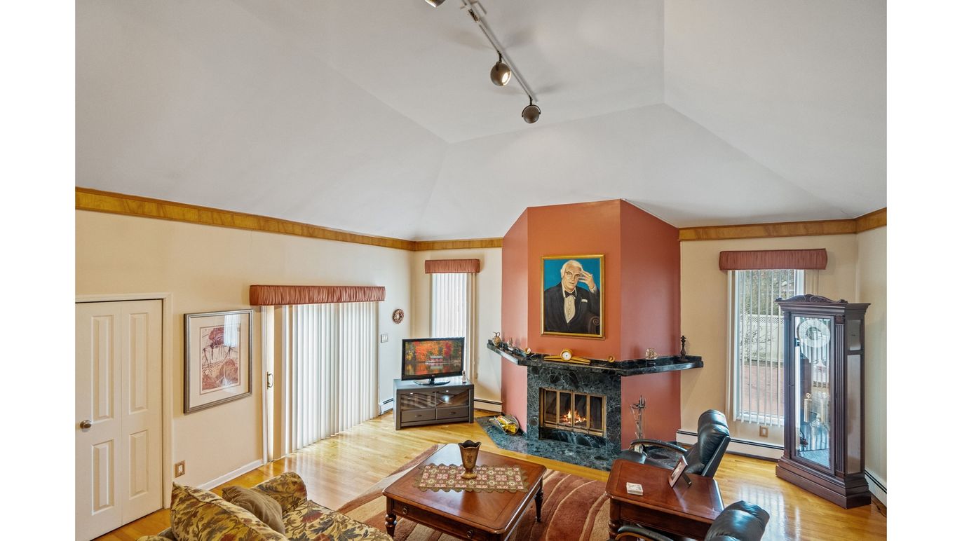 Fireplace, Interior, Living room, Wood Texture Flooring